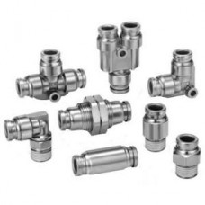 KQG2,Stainless Steel 316,One-touch Fitting, Inch Size (UNF, NPT Threads), Metric (M, R, Rc Threads)