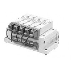 5 Port Solenoid Valve Base Mounted Manifold Stacking Type/Flat R