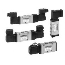 5 Port Pilot Solenoid Valve Metal Seal,Plug-in/Non Plug VFS2000